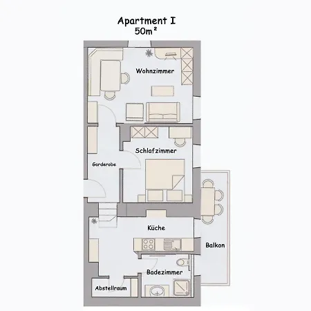 Haus Zur Muehle アパート *